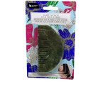 Gua Sha Hair Massage Comb Jade Portable Scalp Massager-UV - £13.91 GBP