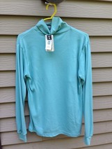 Women&#39;s Sm Small~Teal Color Separate Issue Long Sleeve Shirt - £7.88 GBP