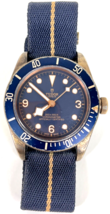 Tudor Black Bay Bronze 43mm Automatic Watch 79250BB Blue Dial Bucherer Edition - £2,206.21 GBP
