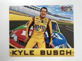 Kyle Busch Signed Autographed Color 8x10 Promo Photo #15 - £27.02 GBP