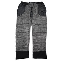 Paper Denim Cloth Pants Womens 2X Gray Elastic Waist Drawstring Jogger - $24.63