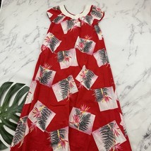 Hilo Hattie Womens Vintage Muumuu Maxi Dress Size S Red White Tropical H... - $38.60
