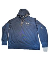 NEW  NFL Team Apparel Seattle Seahawks  3 Button Pullover Hoodie Size 2X... - $24.74