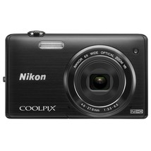 Nikon COOLPIX S5200 Wi-Fi CMOS Digital Camera with 6x Zoom Lens (Blue) (... - £199.04 GBP