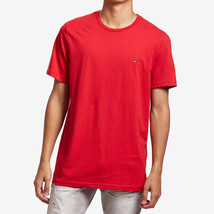 Tommy Hilfiger Men Crew Neck T-shirt , Apple Red , Small - $19.79
