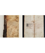 1853 antique HANDWRITTEN JOURNAL berlinsville pa ABRAHAM GISK general st... - £272.47 GBP