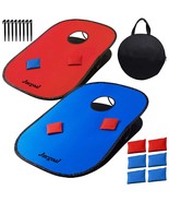 3X2Ft Collapsible Able Cornhole Game Set With 2 Cornhole Boards, 10 Be - £36.12 GBP