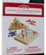 New Holiday Time Nostalgic Wooden Games Stocking Stuffer Idea - $169.64 MXN
