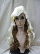 Sexy Blonde Brown 60s Bump Costume Wig 70s Supermodel Mod Go Go Dancer Groovy - £13.33 GBP
