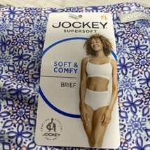 Jockey Women Supersoft Brief  Size 7 (Large) New - $9.89