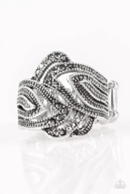Paparazzi Fire and Ice Silver Ring - New - $4.50