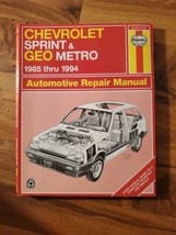 Haynes Chevrolet Sprint and Geo Metro 1985-1994 Service Manual - £13.91 GBP