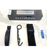 NIB BENCHMADE RESCUE HOOK SAFETY CUTTER W/ 02 WRENCH BLACK CLASS 8 BLKWMED - £35.29 GBP