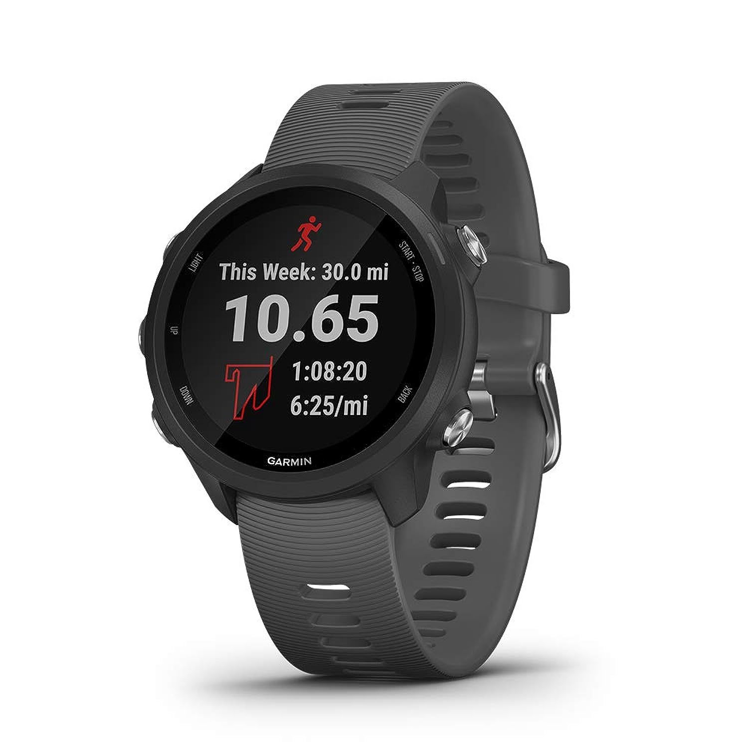 Primary image for Garmin Forerunner 245, GPS Running Smartwatch with Advanced Dynamics, Slate Gray