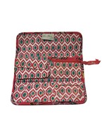 Vera Bradley Quilted Pink Wallet 8 3/4&quot;x4&quot; Tri Fold Magnetic ID Credit C... - €20,58 EUR