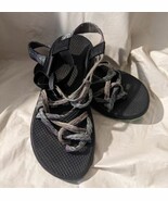 Chaco Women&#39;s Sport Sandals Size 10 Purple Green Triple Pixel Weave Stra... - $54.14 CAD
