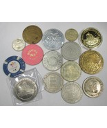 15 Vintage Gambling Casino Tokens All Different C2296 - £17.73 GBP