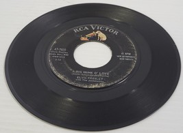 R) Elvis Presley - A Big Hunk O&#39; Love - My Wish Came True - 45 RPM Vinyl Record - £4.75 GBP