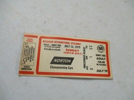 Michigan International Speedway July 15 1979 full ticket unused - £8.66 GBP