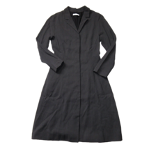 NWT MM. Lafleur Liz in Charcoal Gray Structured Twill Shirt Dress 6 - £64.65 GBP
