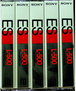 SONY ES L-500 Beta Blank Video Cassettes (4) in Original Pkg:  Packaging... - £14.62 GBP