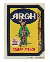 Topps Wacky Packages 1973 3rd series Argh corn starch tan back Argo Parody - $14.99