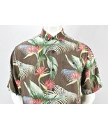 Tommy Bahama Floral Mens Rare Sample Hawaiian Silk Shirt M - £29.39 GBP