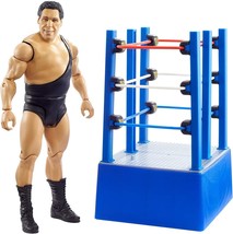 Wrestlemania Moments Andre The Giant 6 inch Action Figure Ring Cart with Rolling - £79.75 GBP