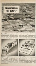 1947 Print Ad General Mills Aerial View of American Farms Minneapolis,Minnesota - £13.63 GBP