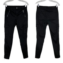 Blanknyc Pants Moto Black 26 Zipper Hem Stretch - $35.00