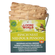 Living World Finch Nest Encourages Natural Breeding for Birds Small - 1 ... - £11.73 GBP