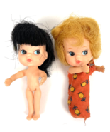 Vintage Tiny Terry Doll Miniature Lot 1/2 Pint 4&quot; Poseable My Toy Co - €31,75 EUR