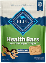 Blue Buffalo Health Bars with Apples and Yogurt Dog Biscuits - £21.17 GBP
