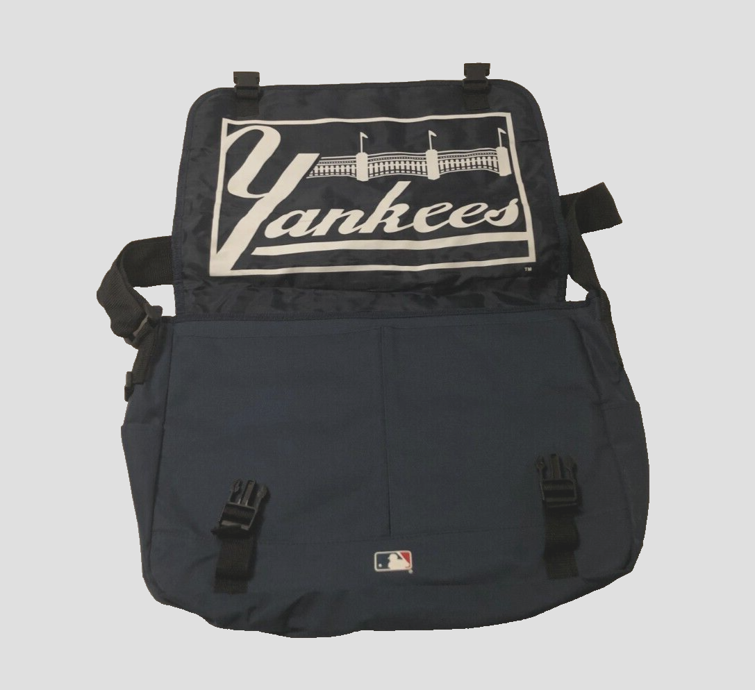 $25 New York Yankees Stadium MLB Baseball Computer Blue Shoulder Messenger Bag - $33.83