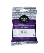 Tape-P-Touch M Series Compatible, 12Mm Black On White - $67.97 MXN