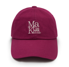 Korea Matin Kim Matin Block Logo Ball Cap Unisex Casual Lifestyle Hat NW... - $62.28