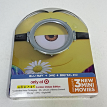Minions (2014, Blu-Ray + DVD, Limited Deluxe Edition Tin Case) Target NEW! - £9.01 GBP