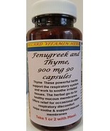 Fenugreek &amp; Thyme 90 Capsules - $13.85