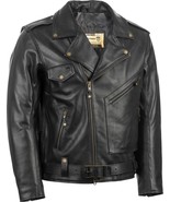 HIGHWAY 21 Murtaugh Leather Motorcycle Jacket, Black, 4X-Large - $356.52 CAD