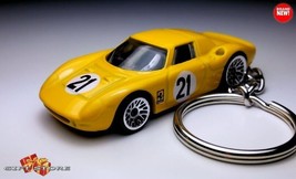 Great Gift Key Chain Yellow Ferrari 250 Lm Berlinetta Pininfarina Ltd Euro Hw - $38.98