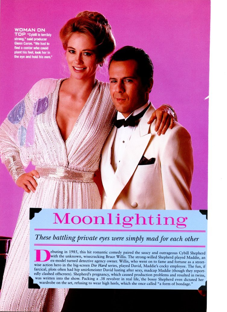 Cybill Shepherd Bruce Willis 1 page original clipping magazine photo #X6058 - £2.98 GBP