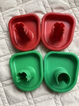 Discovery Toys Marbleworks  Run 4 Red Green Feet Replacement Part Pieces - $19.40 CAD