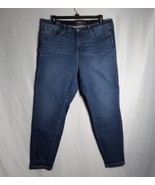 Torrid Jeans Womens Size 22R Premium Sky High Skinny Fit Dark Denim Casu... - $29.69