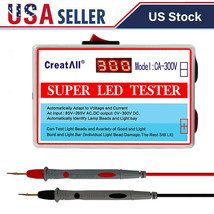 0-300V Portable Led Backlight Tester Tv Meter Repair Tool Lamp Beads Str... - $31.99