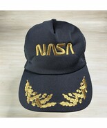 Vintage NASA Scrambled Eggs Trucker Hat Snapback Cap Made in USA - $26.84 CAD