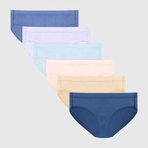 Hanes Women&#39;s 6pk, Size 5, Pure Comfort Organic Cotton Hipster Underwear - - $14.00
