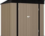 Outdoor Storage Shed 6X4Ft All Weather Metal Garden Shed With Lockable D... - $444.99