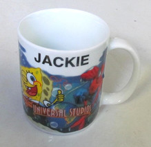 New &quot;Jackie&quot; Name Universal Studios Spongebob Squarepants Collectible Ceramic Co - £13.39 GBP