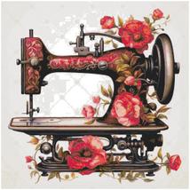 Counted Cross Stitch patterns/ Sewing Machine and Flowers/ Dream Home 107 - £7.18 GBP