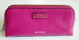 Ralph Lauren Banbury Snake Small Triangle Cosmetic Brush Pencil Case Pink New   - £37.02 GBP